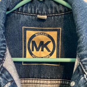Michael Kors Women's Blue Jean Jacket